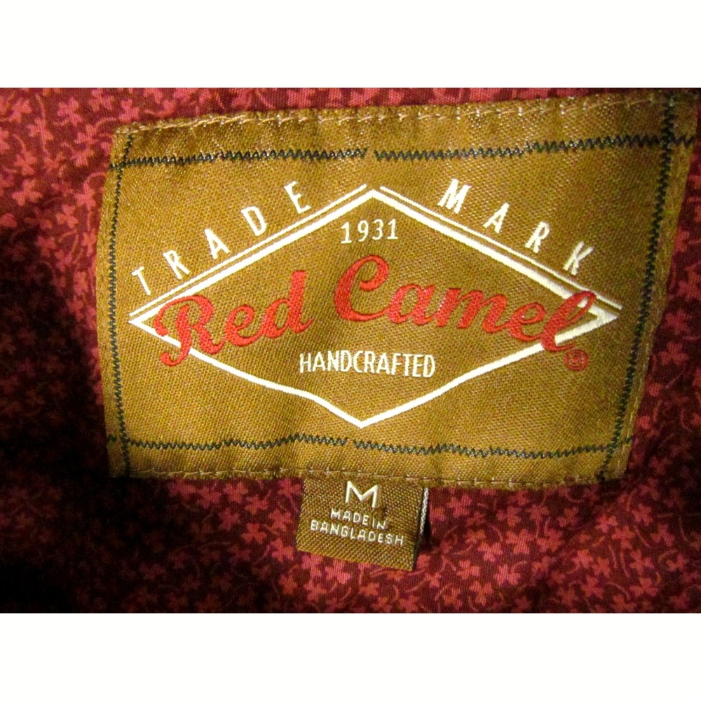 Red Camel Men's Shirt Size M Long Sleeves - Picture 3 of 4